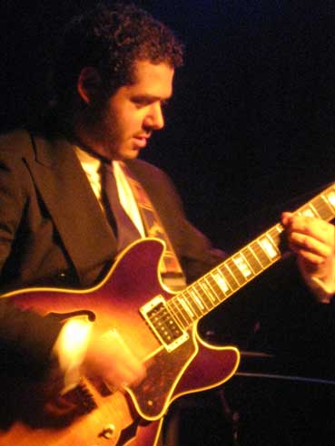 Domenic Bello performing
